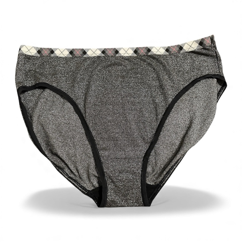 Victoria's Secret Hi-Leg Brief winter/ Christmas Sparkle Panties NWT